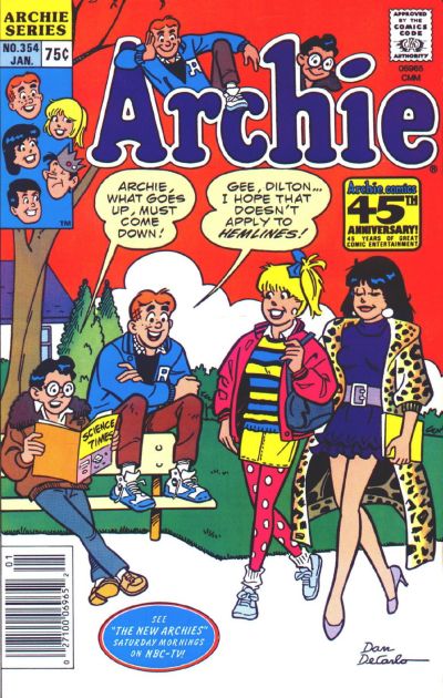 Cover for Archie (Archie, 1959 series) #354
