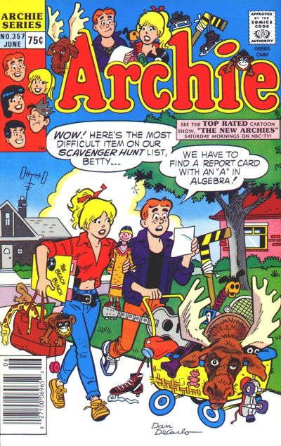 Cover for Archie (Archie, 1959 series) #357