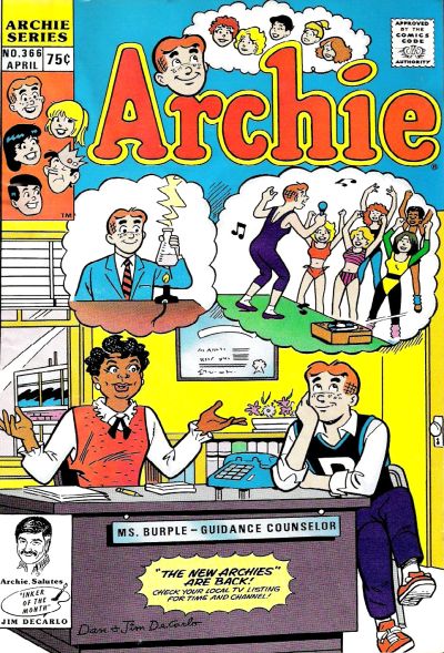 Cover for Archie (Archie, 1959 series) #366 [Direct]
