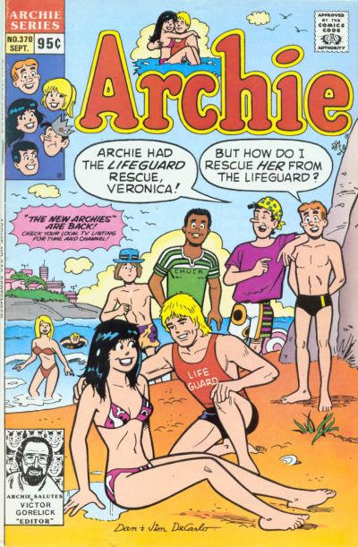 Cover for Archie (Archie, 1959 series) #370 [Direct]