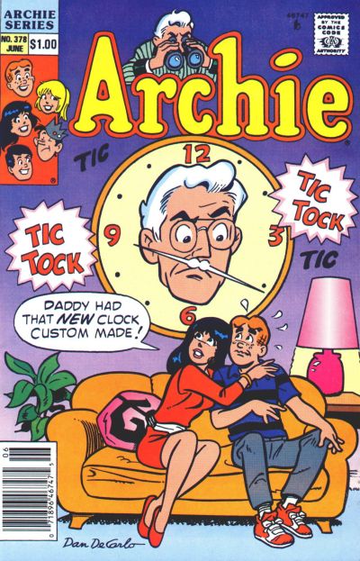 Cover for Archie (Archie, 1959 series) #378 [Newsstand]
