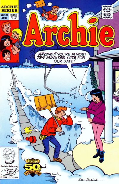 Cover for Archie (Archie, 1959 series) #386 [Direct]