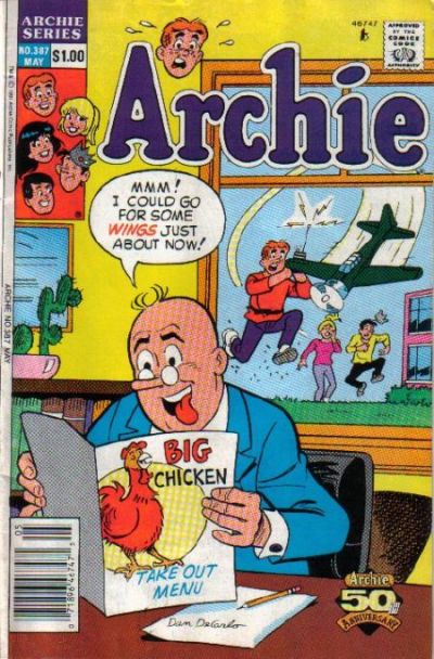 Cover for Archie (Archie, 1959 series) #387 [Newsstand]