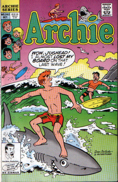 Cover for Archie (Archie, 1959 series) #392 [Direct]