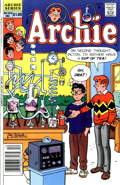 Cover for Archie (Archie, 1959 series) #394 [Newsstand]