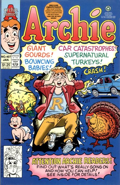 Cover for Archie (Archie, 1959 series) #407 [Direct]