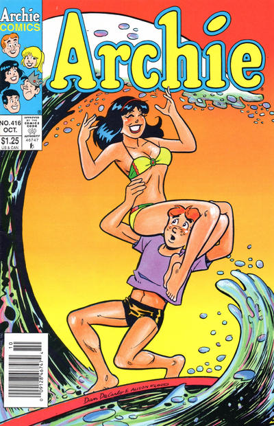 Cover for Archie (Archie, 1959 series) #416 [Newsstand]