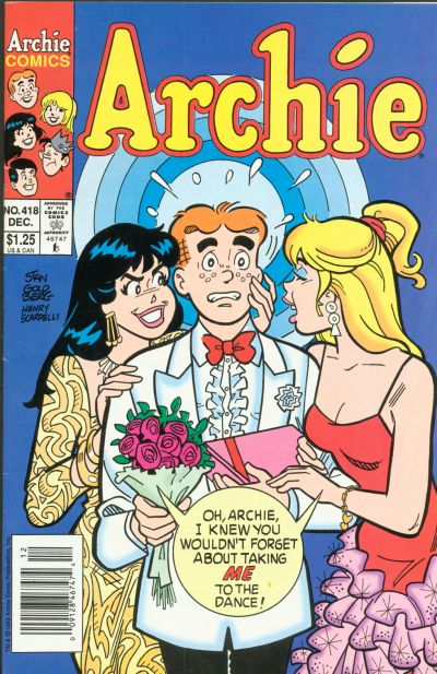 Cover for Archie (Archie, 1959 series) #418 [Newsstand]