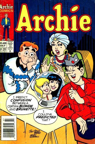 Cover for Archie (Archie, 1959 series) #425 [Newsstand]
