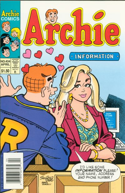 Cover for Archie (Archie, 1959 series) #434 [Newsstand]