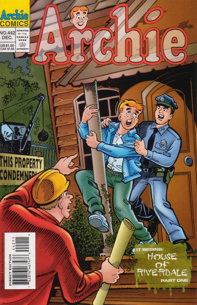 Cover for Archie (Archie, 1959 series) #442 [Direct Edition]