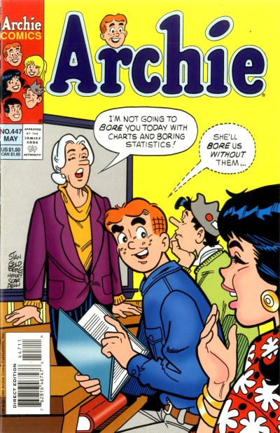 Cover for Archie (Archie, 1959 series) #447 [Direct Edition]