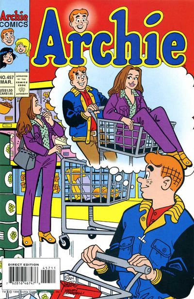 Cover for Archie (Archie, 1959 series) #457 [Direct Edition]