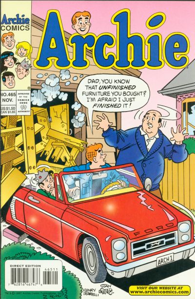 Cover for Archie (Archie, 1959 series) #465