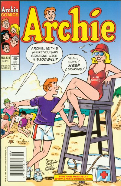 Cover for Archie (Archie, 1959 series) #475 [Newsstand]