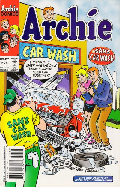 Cover for Archie (Archie, 1959 series) #477 [Direct Edition]