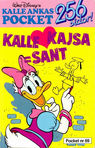 Cover for Kalle Ankas pocket (Richters Förlag AB, 1985 series) #69 - Kalle ♥ Kajsa = Sant