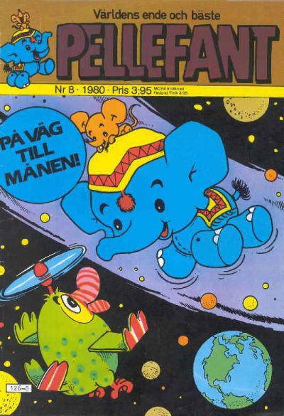 Cover for Pellefant (Atlantic Förlags AB, 1977 series) #8/1980