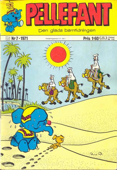 Cover for Pellefant (Williams Förlags AB, 1965 series) #7/1971