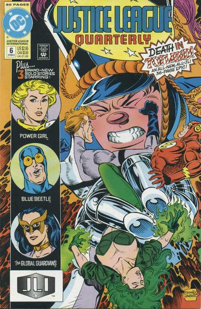 Cover for Justice League Quarterly (DC, 1990 series) #6 [Direct]