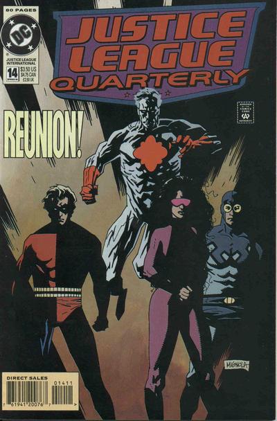 Cover for Justice League Quarterly (DC, 1990 series) #14 [Direct Sales]