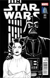 Cover Thumbnail for Star Wars (2015 series) #1 [Vault Collectibles Exclusive Amanda Conner Black and White Variant]