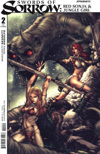 Cover Thumbnail for Swords of Sorrow: Red Sonja & Jungle Girl (Dynamite Entertainment, 2015 series) #2
