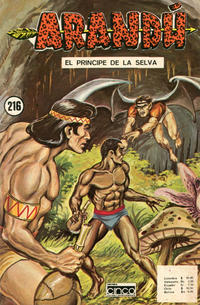 Cover Thumbnail for Arandú, El Príncipe de la Selva (Editora Cinco, 1977 series) #216