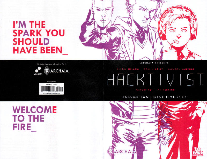 Cover for Hacktivist (Boom! Studios, 2015 series) #5
