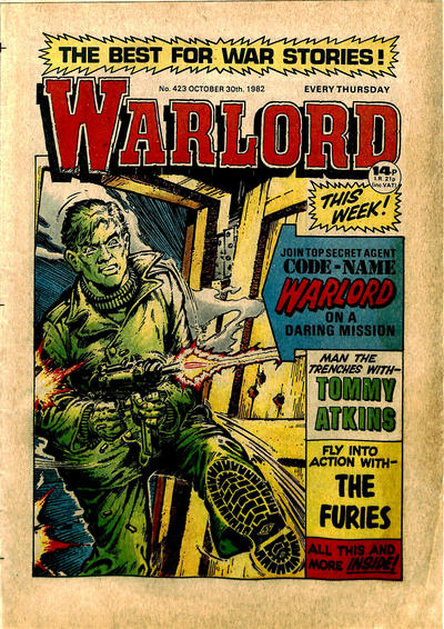 Cover for Warlord (D.C. Thomson, 1974 series) #423