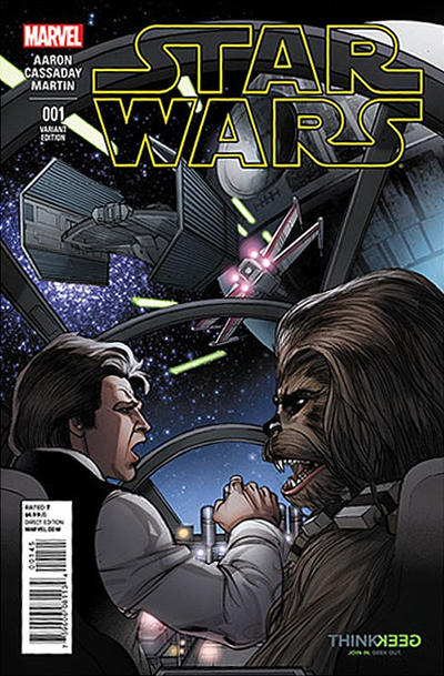 Cover for Star Wars (Marvel, 2015 series) #1 [Think Geek Exclusive Pasqual Ferry Variant]
