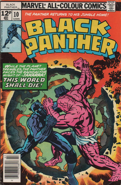 Cover for Black Panther (Marvel, 1977 series) #10 [British]