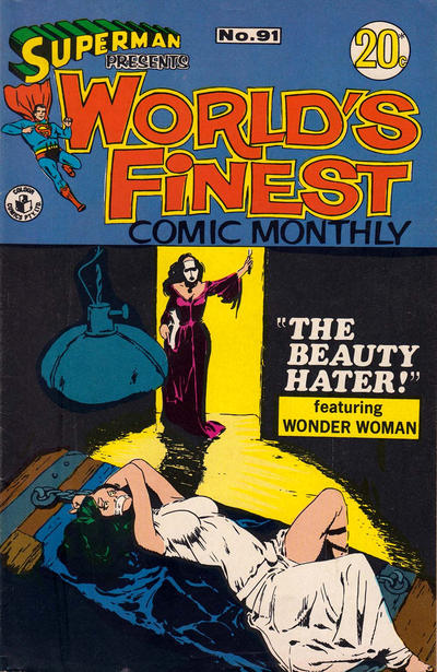 Cover for Superman Presents World's Finest Comic Monthly (K. G. Murray, 1965 series) #91