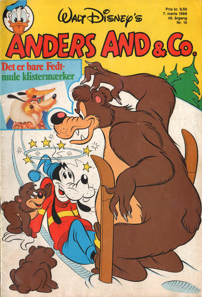 Cover for Anders And & Co. (Egmont, 1949 series) #10/1988