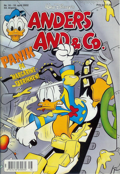 Cover for Anders And & Co. (Egmont, 1949 series) #16/2002