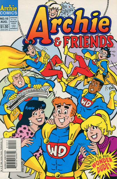 Cover for Archie & Friends (Archie, 1992 series) #10 [Direct Edition]