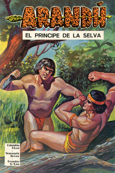 Cover for Arandú, El Príncipe de la Selva (Editora Cinco, 1977 series) #29