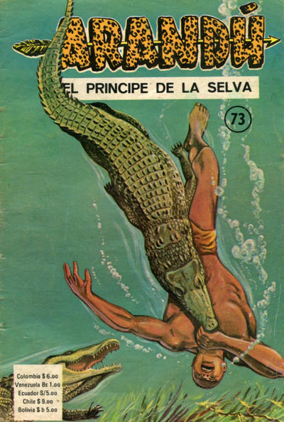 Cover for Arandú, El Príncipe de la Selva (Editora Cinco, 1977 series) #73