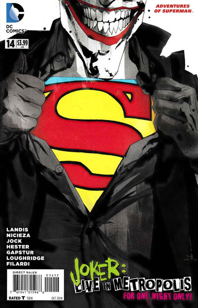 Cover for Adventures of Superman (DC, 2013 series) #14 [2nd Printing]