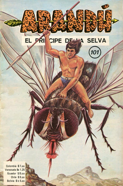 Cover for Arandú, El Príncipe de la Selva (Editora Cinco, 1977 series) #101