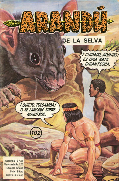 Cover for Arandú, El Príncipe de la Selva (Editora Cinco, 1977 series) #102