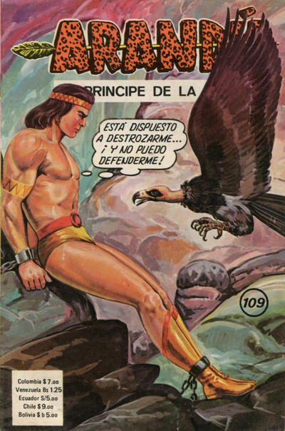 Cover for Arandú, El Príncipe de la Selva (Editora Cinco, 1977 series) #109