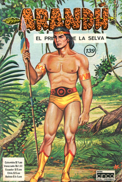 Cover for Arandú, El Príncipe de la Selva (Editora Cinco, 1977 series) #139