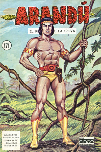 Cover for Arandú, El Príncipe de la Selva (Editora Cinco, 1977 series) #171