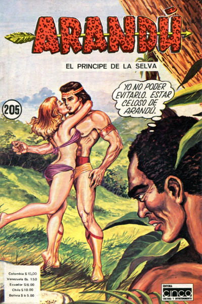 Cover for Arandú, El Príncipe de la Selva (Editora Cinco, 1977 series) #205