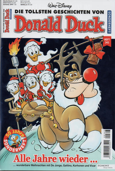 Cover for Die tollsten Geschichten von Donald Duck (Egmont Ehapa, 1965 series) #343
