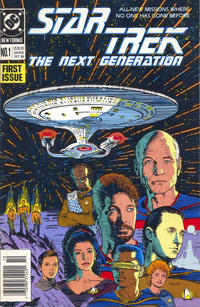 Cover Thumbnail for Star Trek: The Next Generation (DC, 1989 series) #1 [Newsstand]