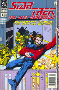 Cover Thumbnail for Star Trek: The Next Generation (DC, 1989 series) #8 [Newsstand]