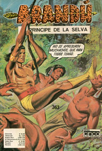 Cover Thumbnail for Arandú, El Príncipe de la Selva (Editora Cinco, 1977 series) #363