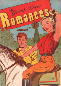 Cover Thumbnail for Great Lover Romances (H. John Edwards, 1950 series) #41